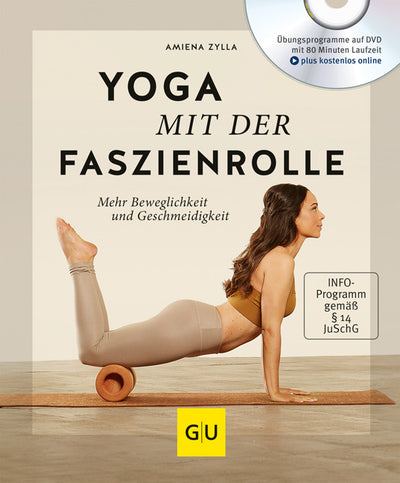 Cover Yoga mit der Faszienrolle (mit DVD)