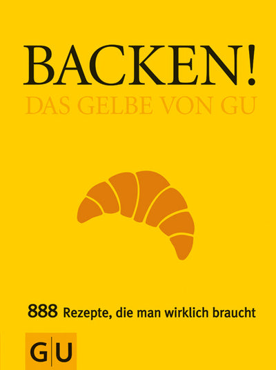 Cover Backen! Das Gelbe von GU