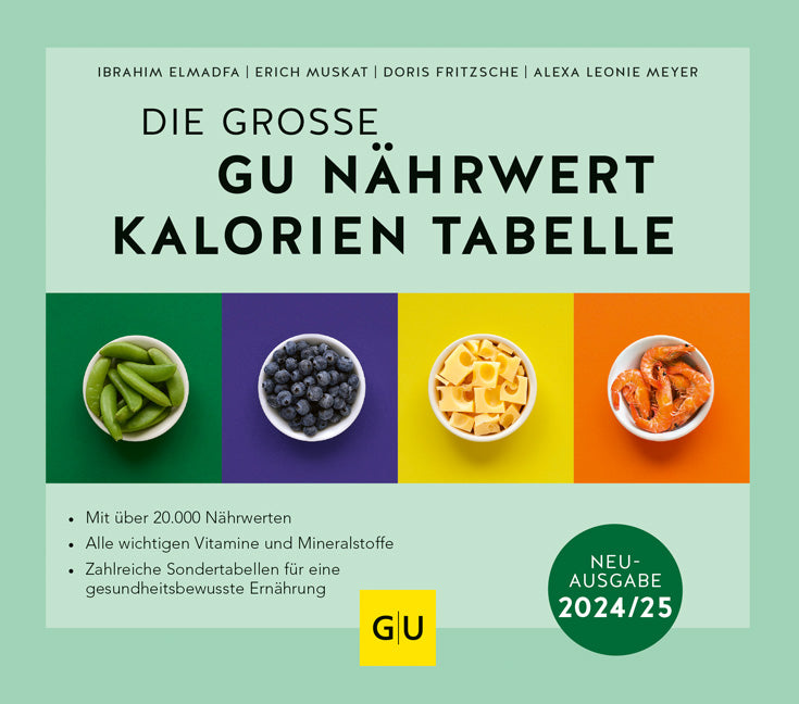 Die große GU Nährwert-Kalorien-Tabelle 2024/25